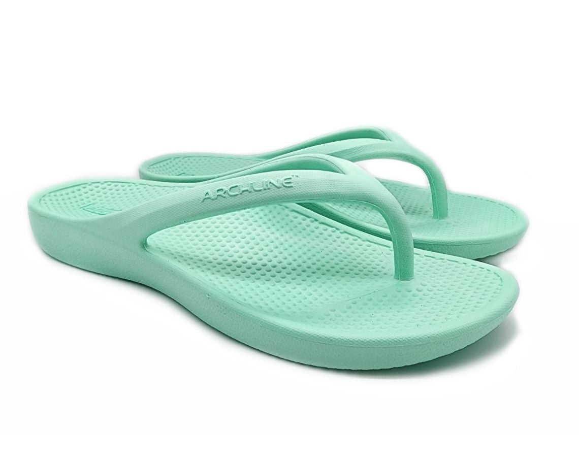 Archline Rebound Orthotic Thongs (Mint Green)