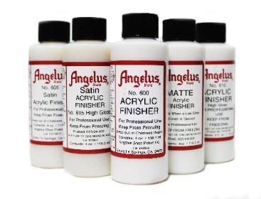 Angelus Finisher for Leather Paints - Satin, Gloss, Matte Acrylic