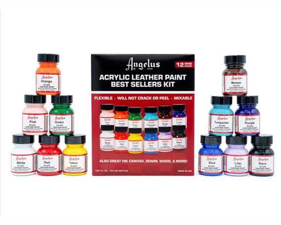 Angelus Best Sellers Kit 12 x 29ml Paints