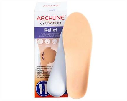 Archline Orthotic Diabetic Relief Footbed - Main Image