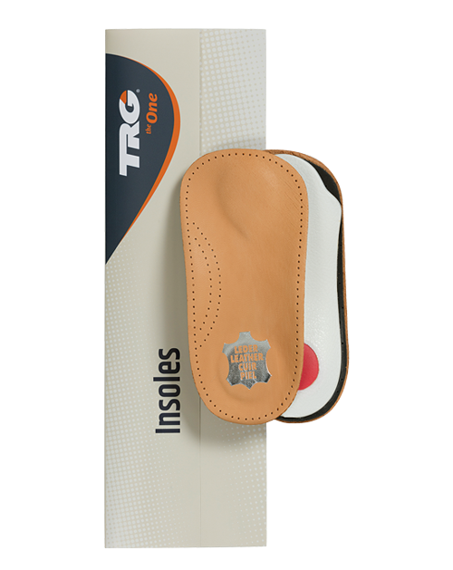 TRG Ergonomic Leather Insoles 2/3rd Size (Replaces Tacco Nova)