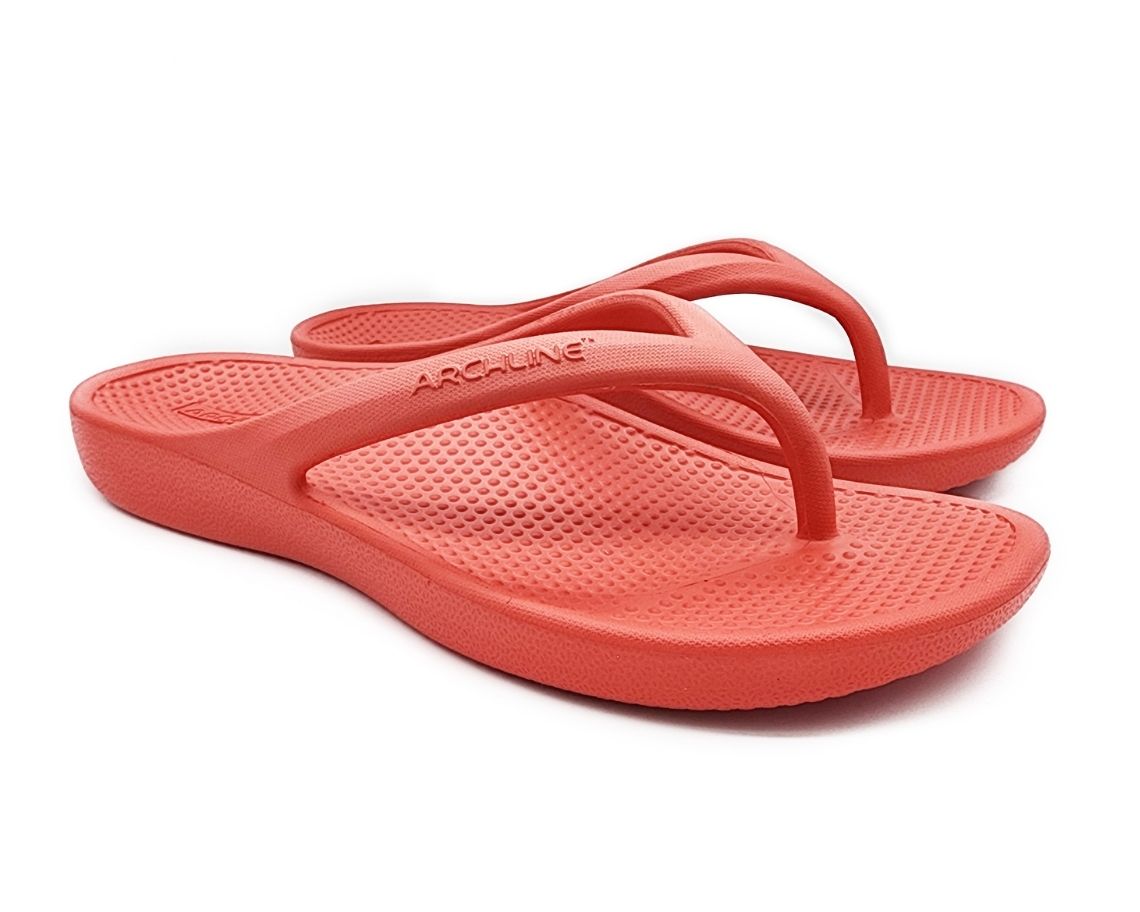 Archline Rebound Orthotic Thongs (Red)