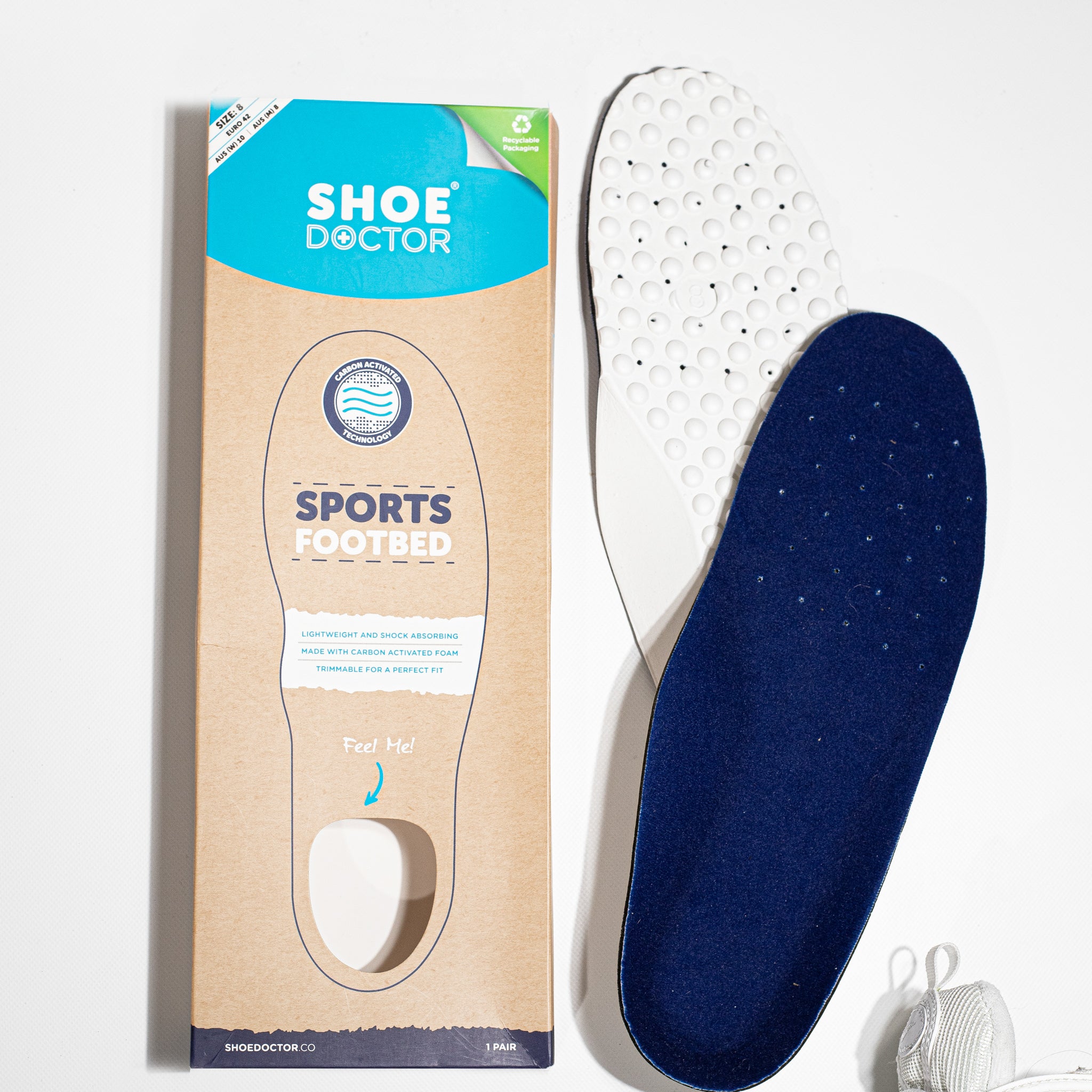 Shoe Doctor® Insole Sports Footbed Carbon Activated