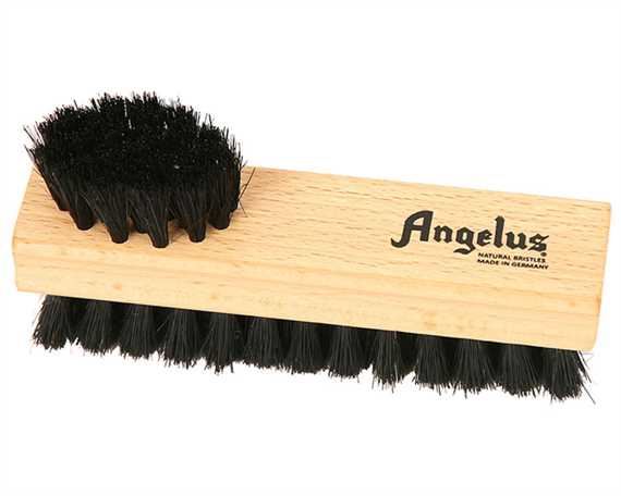 Angelus Double Sided Shoe Brush with Hog Bristles