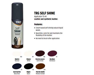 TRG Self Shine Applicator 75ml Bottle cream based natural liquid wax polish!