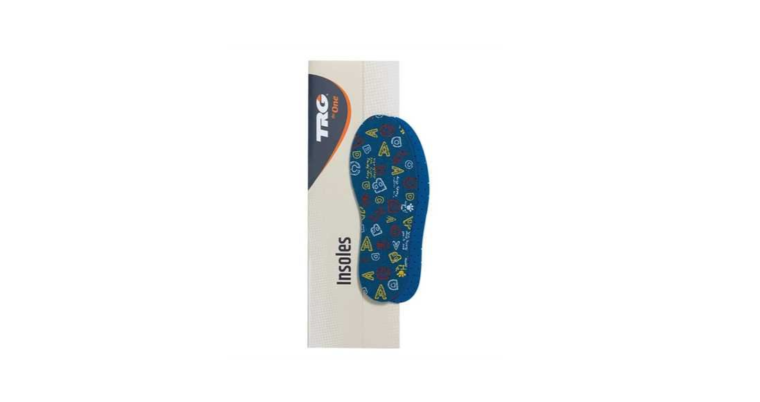 TRG Insoles Kids Soft Scented Latex 19/34 Cut to Size
