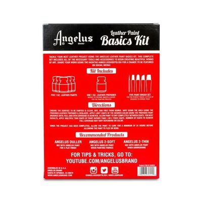 Angelus Acrylic Leather Paint Starter Kit