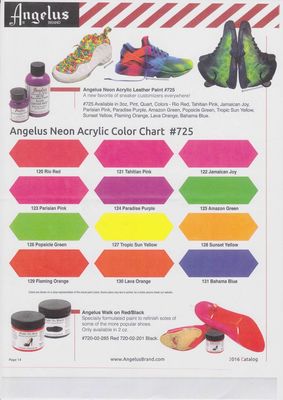 Angelus neon sale paint