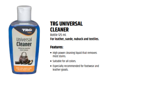 TRG Universal Cleaner 125ml for leather suede nubuck and textiles